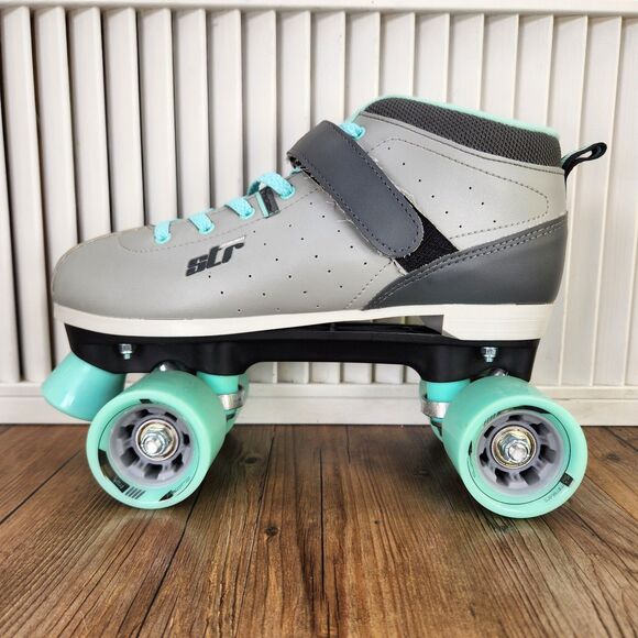 Amputee Roller Derby STR Seven Womens Size 9 Gray Quad Skates *Left Shoe Only* - Picture 1 of 10